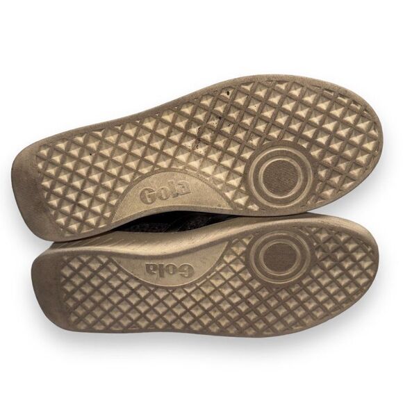 Gola Grandslam Savanna Animal Print Sneakers Grey CLB116 Women's 10 - Picture 8 of 11